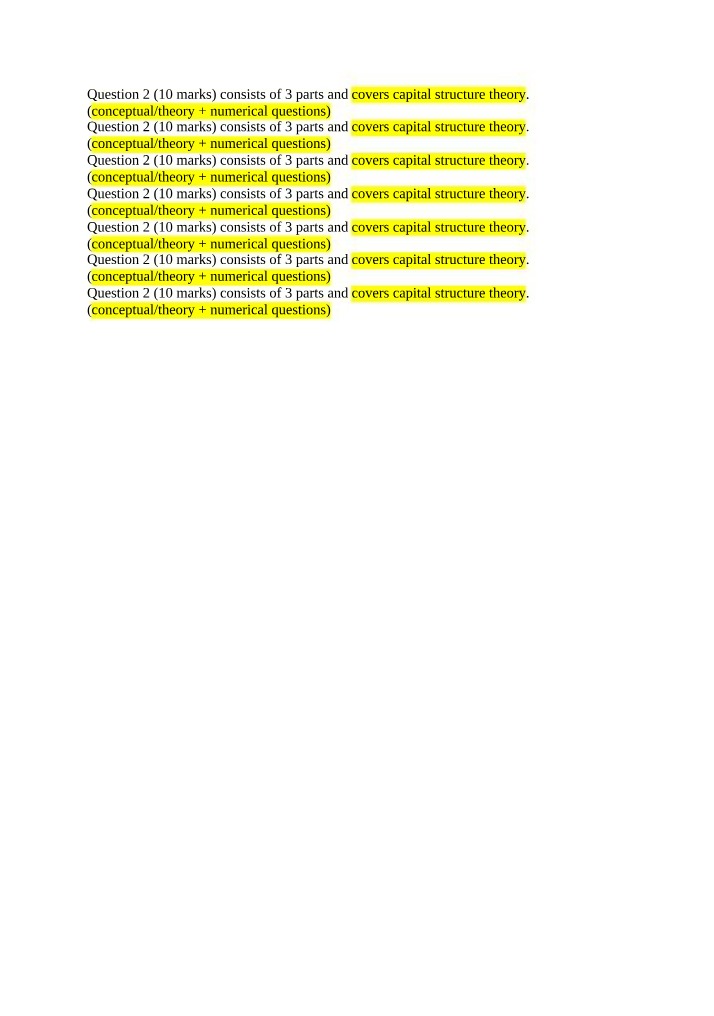 Advanced Financial Accounting - Question 1