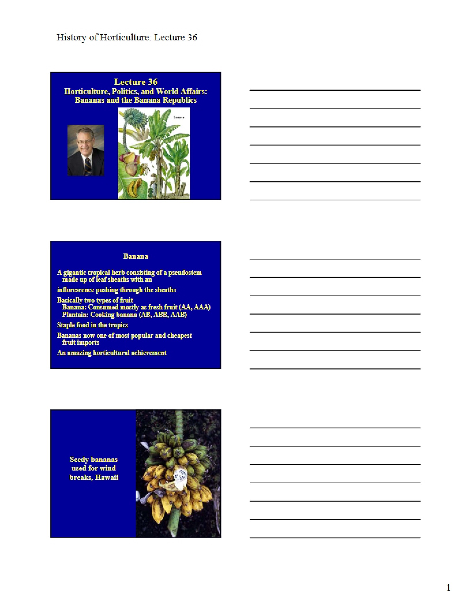 Lecture Handout