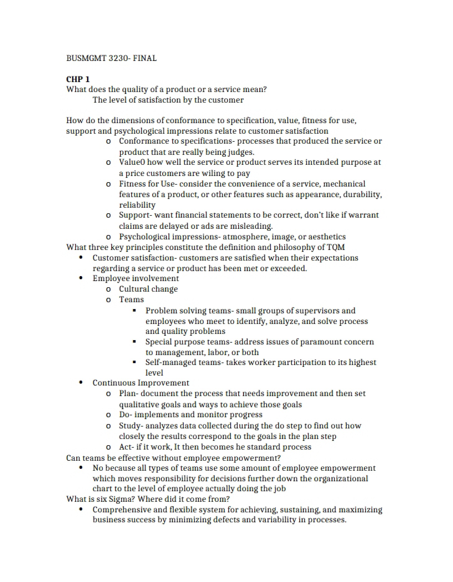 Chapter One - Consumer Behavior