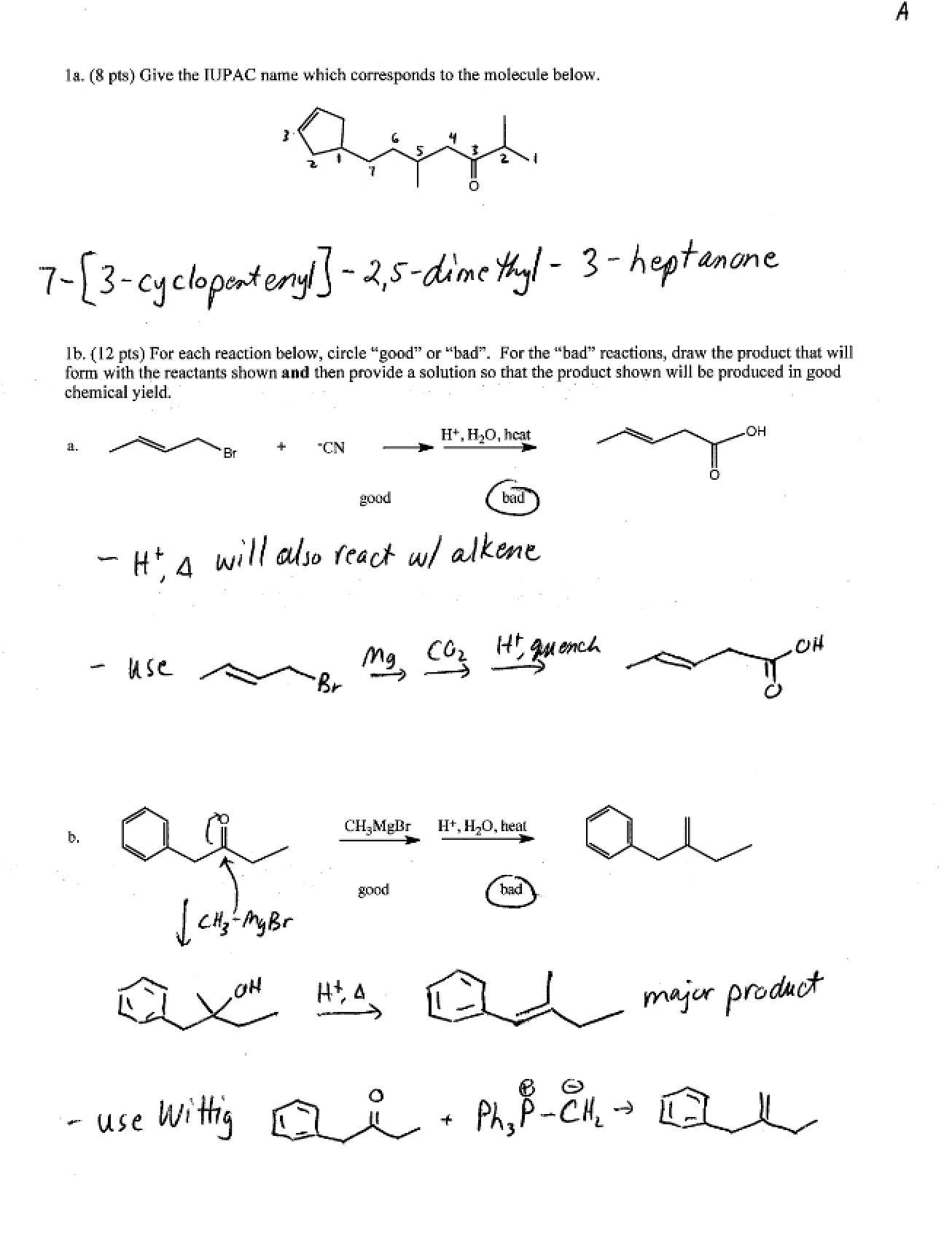 Organic Chemistry II Notes, Set 4