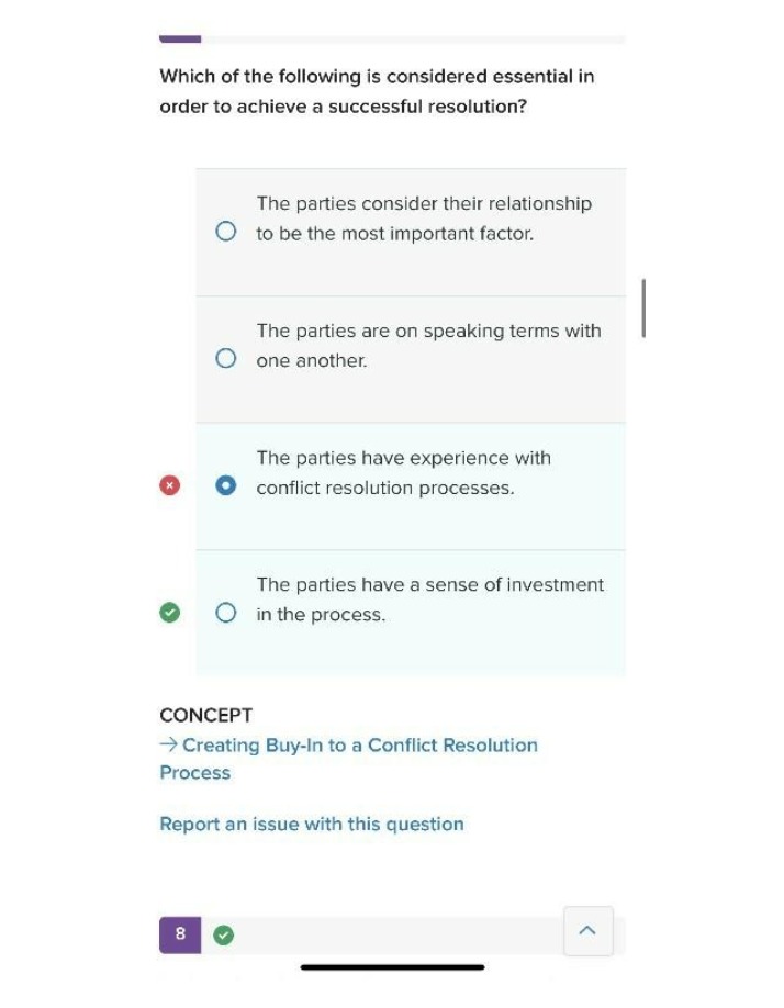 Successful Conflict Resolution - Essential Factors