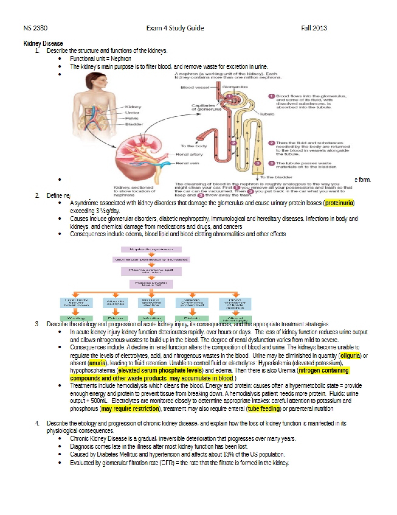 Preparation Guide for Exam Four