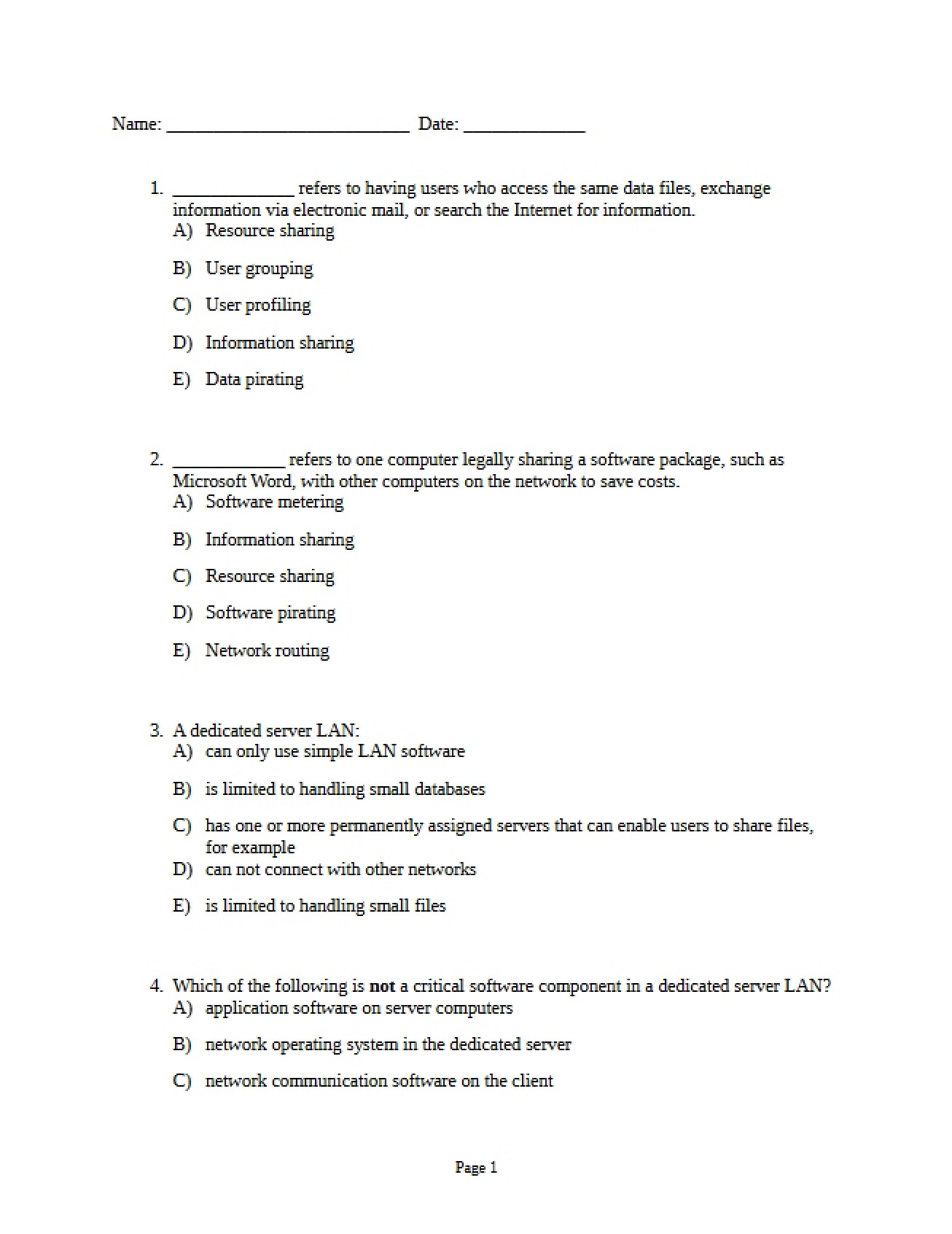 Topic Study Notes