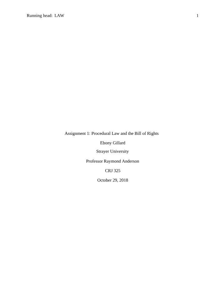 Criminal Procedure Law