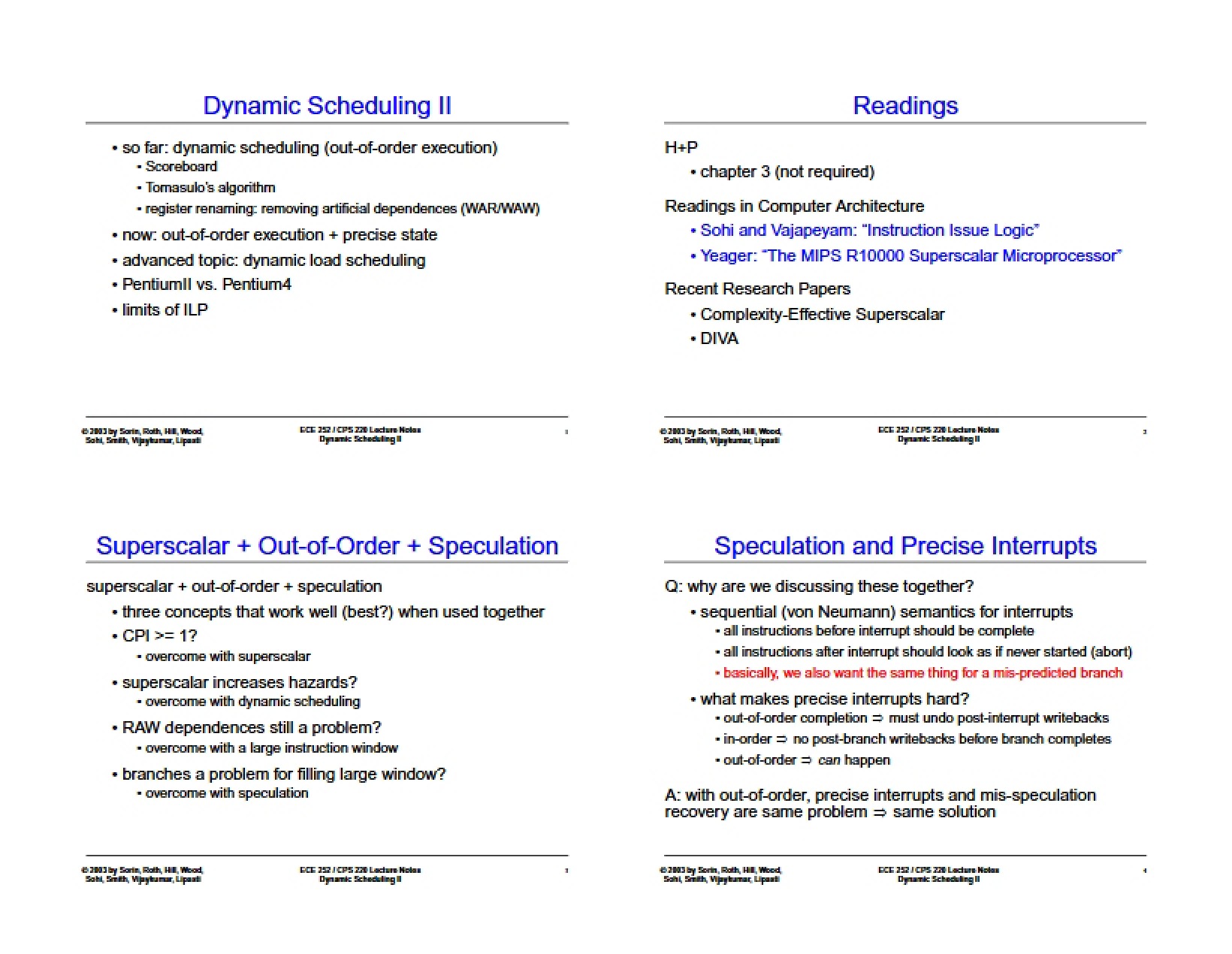 Second Dynamic Scheduling Module