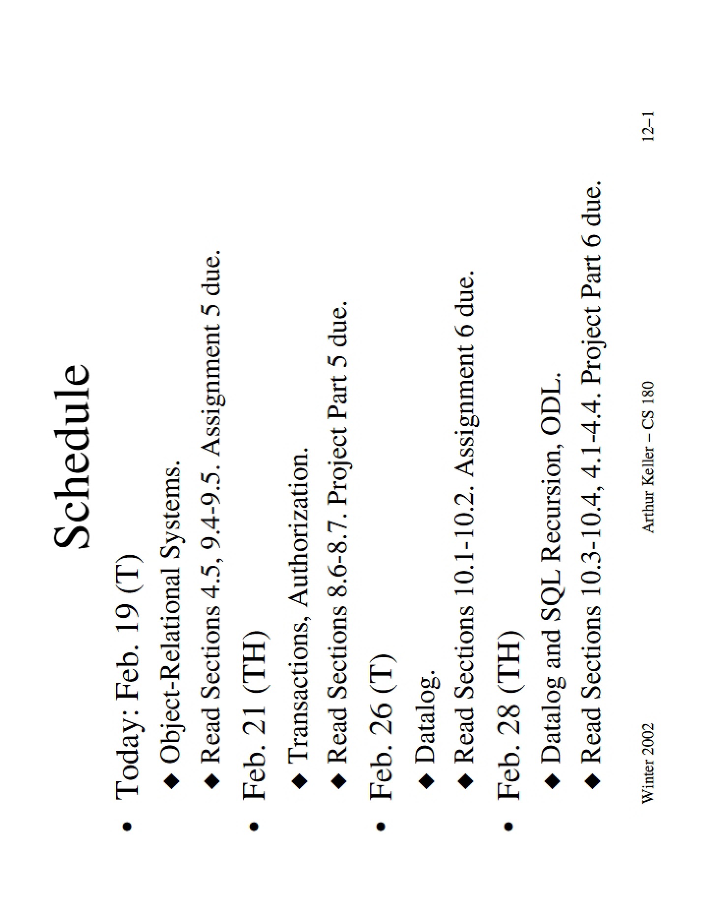 Object-Relational Systems Overview