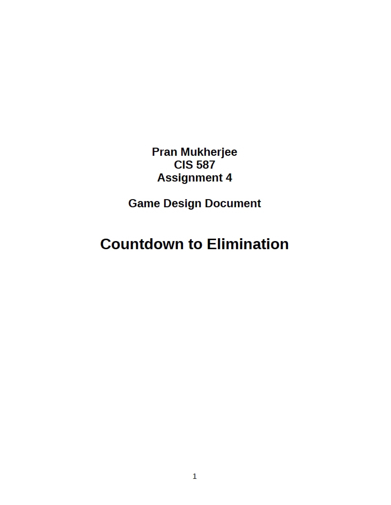 Fourth Assignment