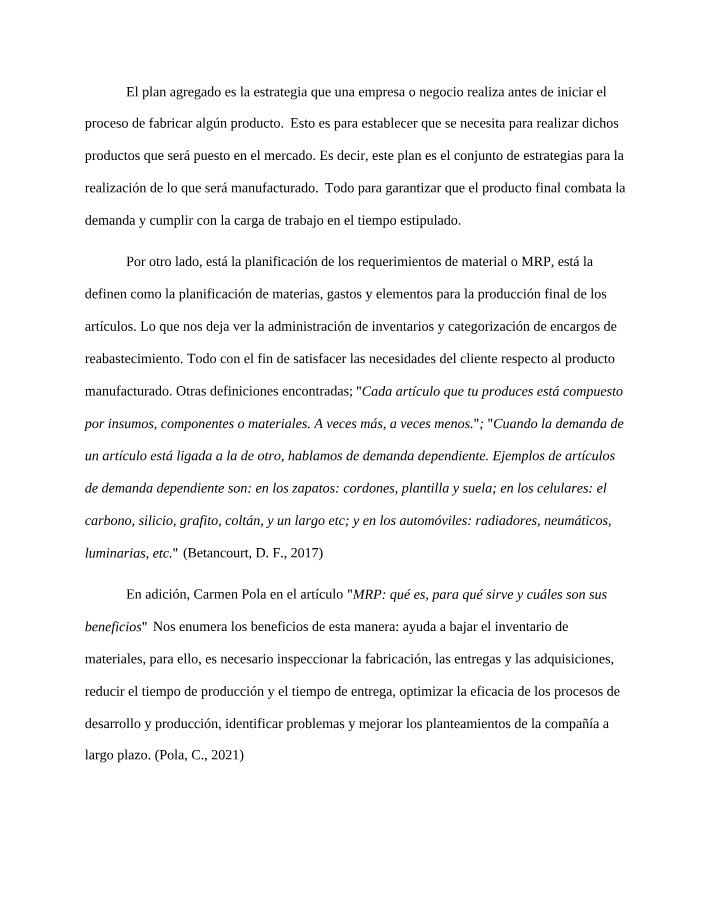Estrategias de Manufactura