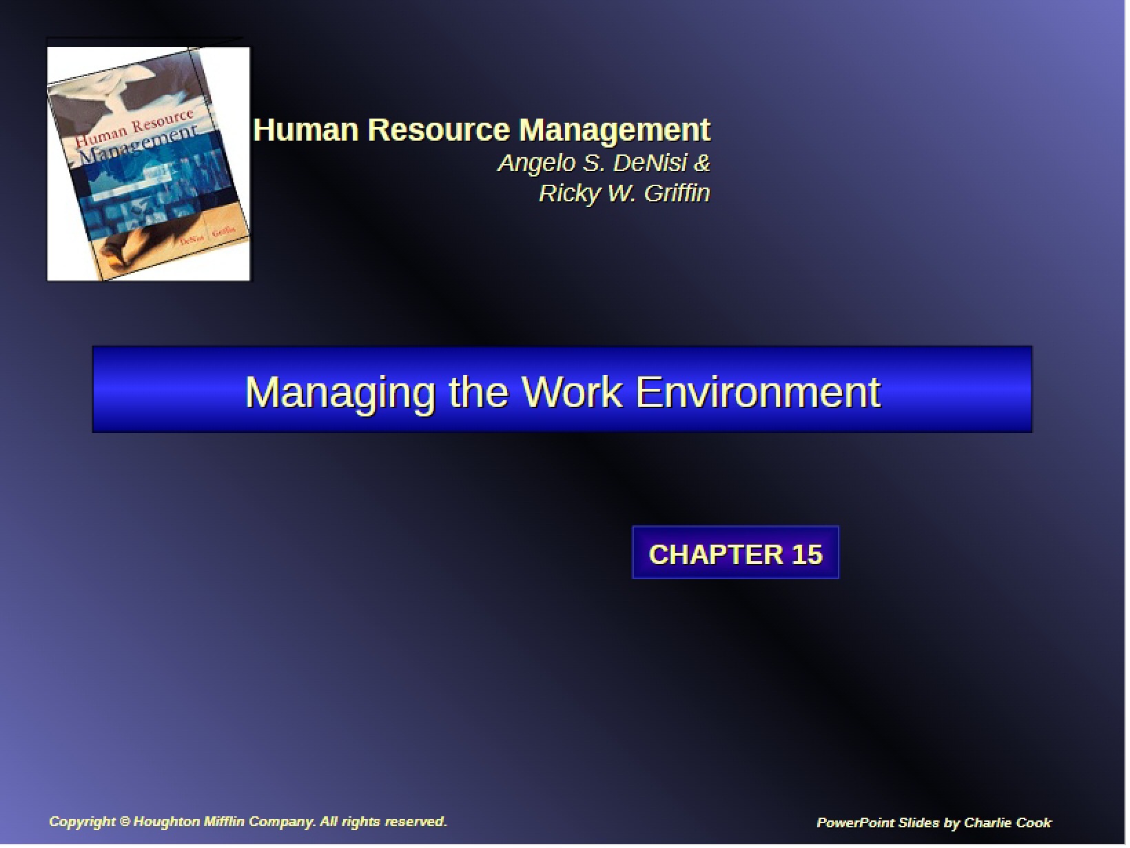 Work Environment Management