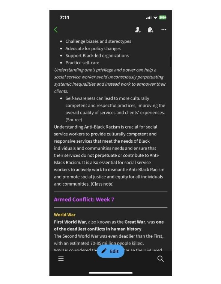 World War and Anti-Black Racism Notes