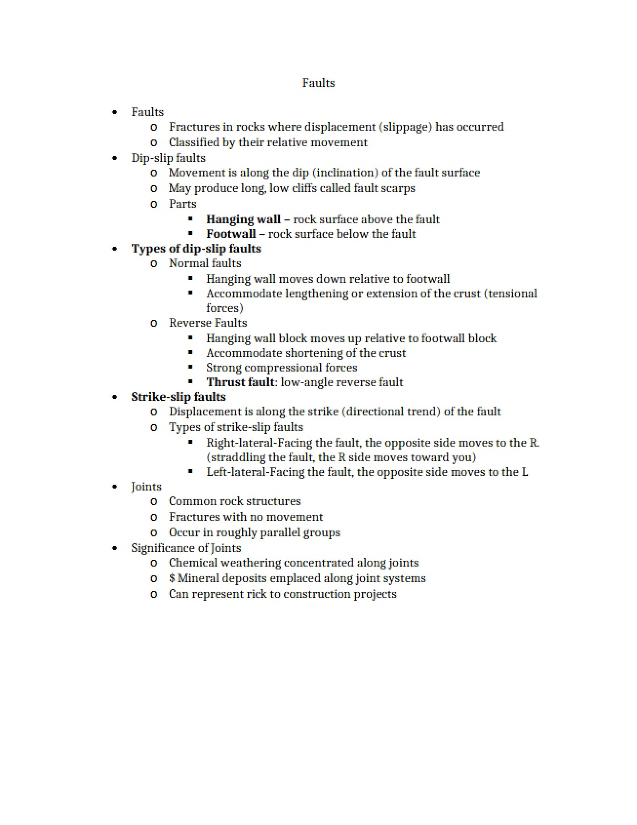 Understanding Geological Faults