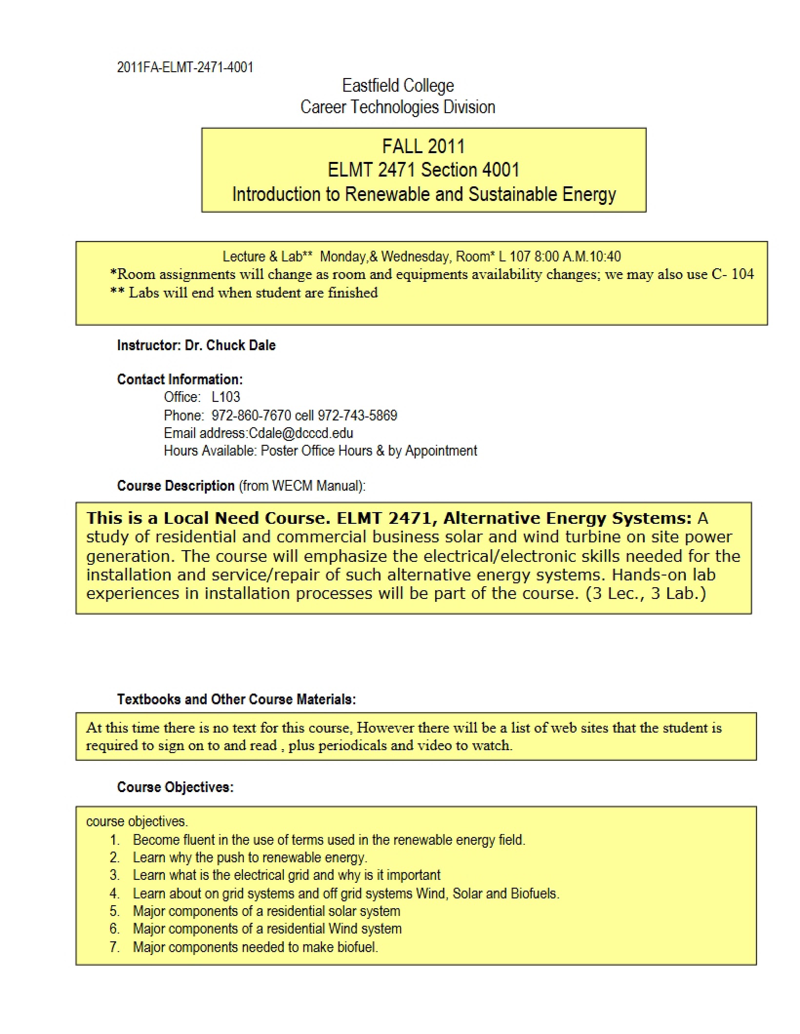 Syllabus