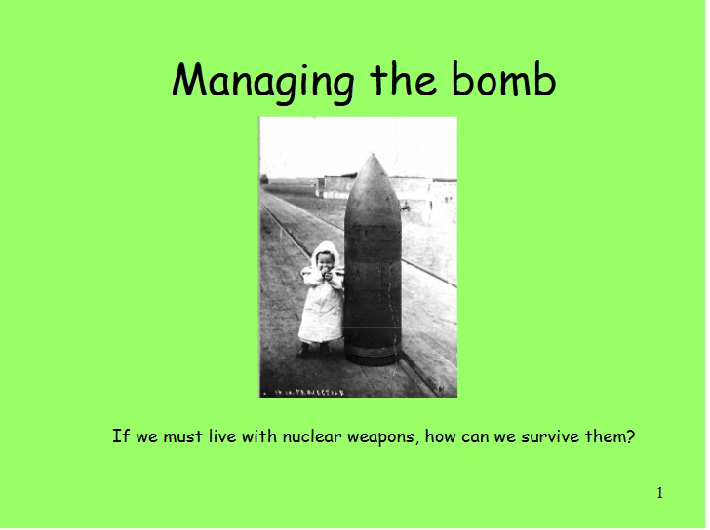 Lecture Notes POL 179