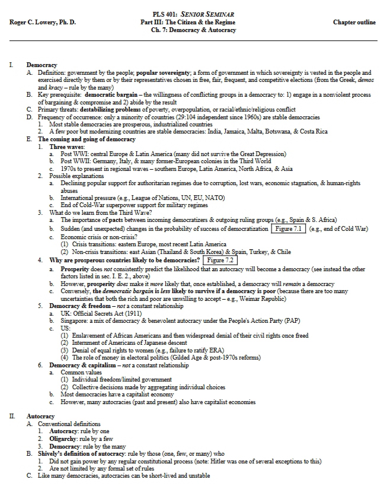 Regime and Citizen - 2 Pages