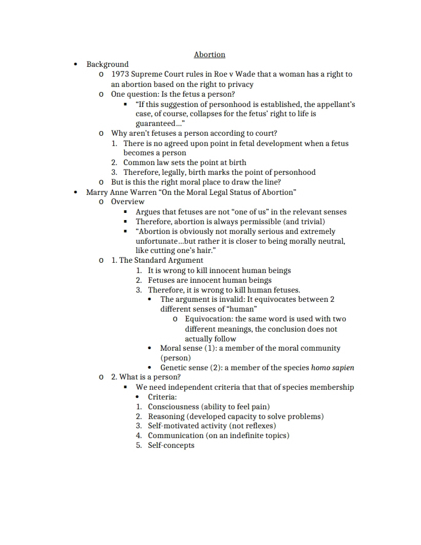 Course Notes PHIL 140
