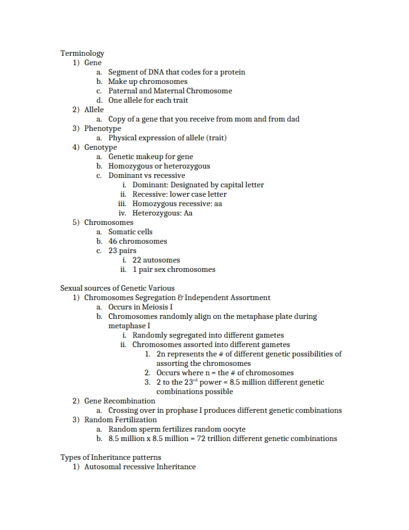 Introduction to the Concept of a Gene