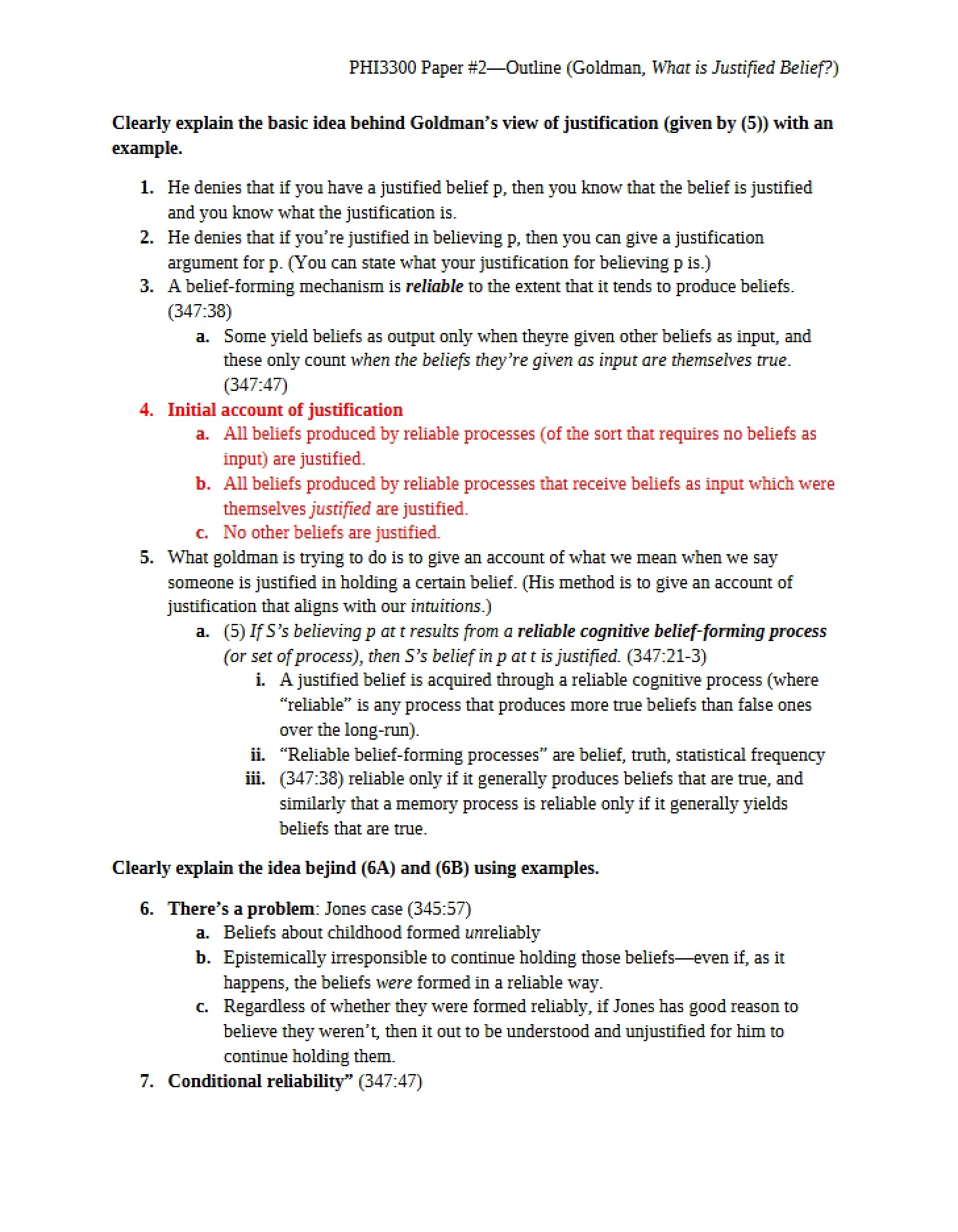 Outline for Paper 2