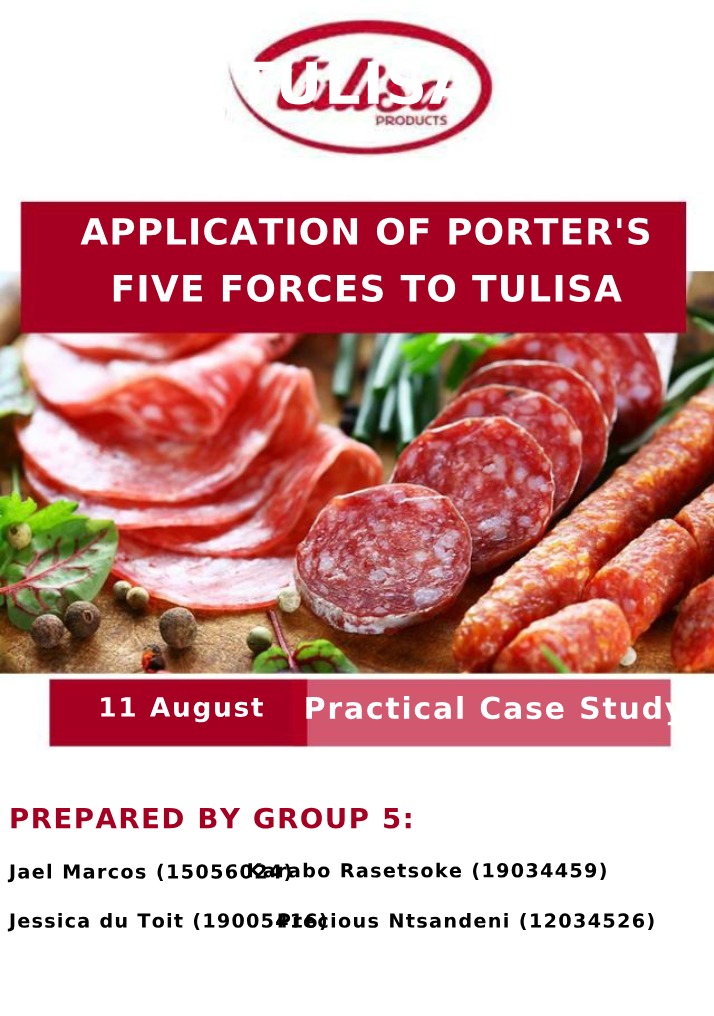 Tulisa Meat Market Final Project (PCS Group 5)