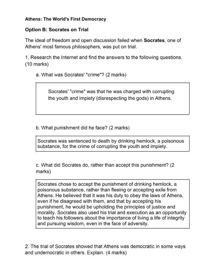 The Trial of Socrates