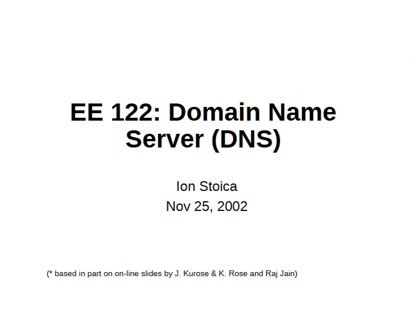DNS (Domain Name Server)