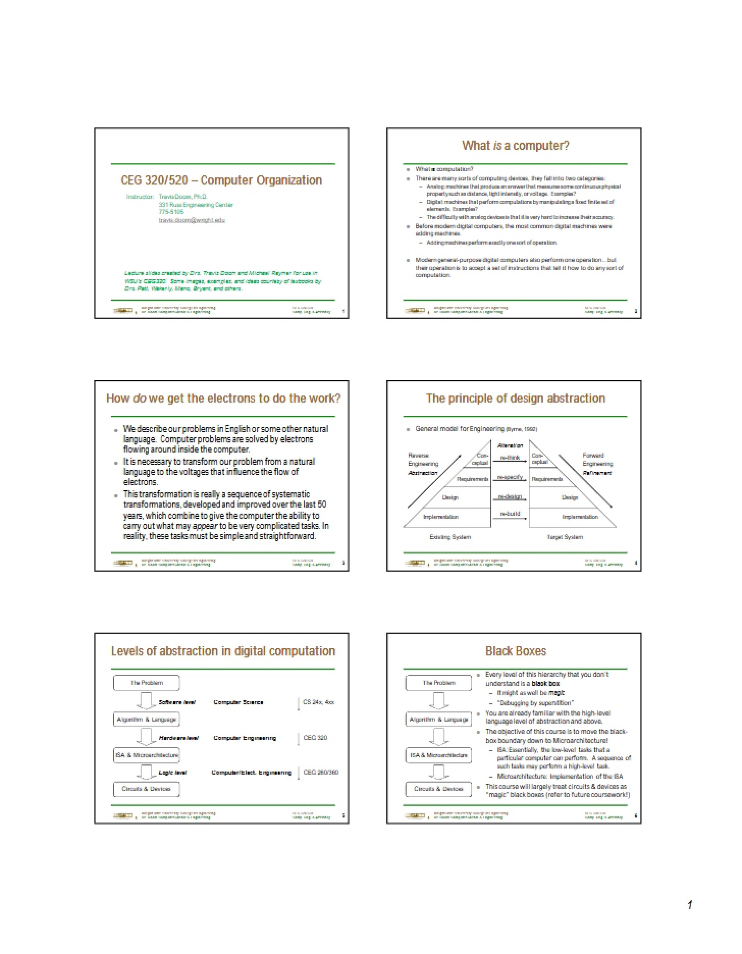 Class Notes
