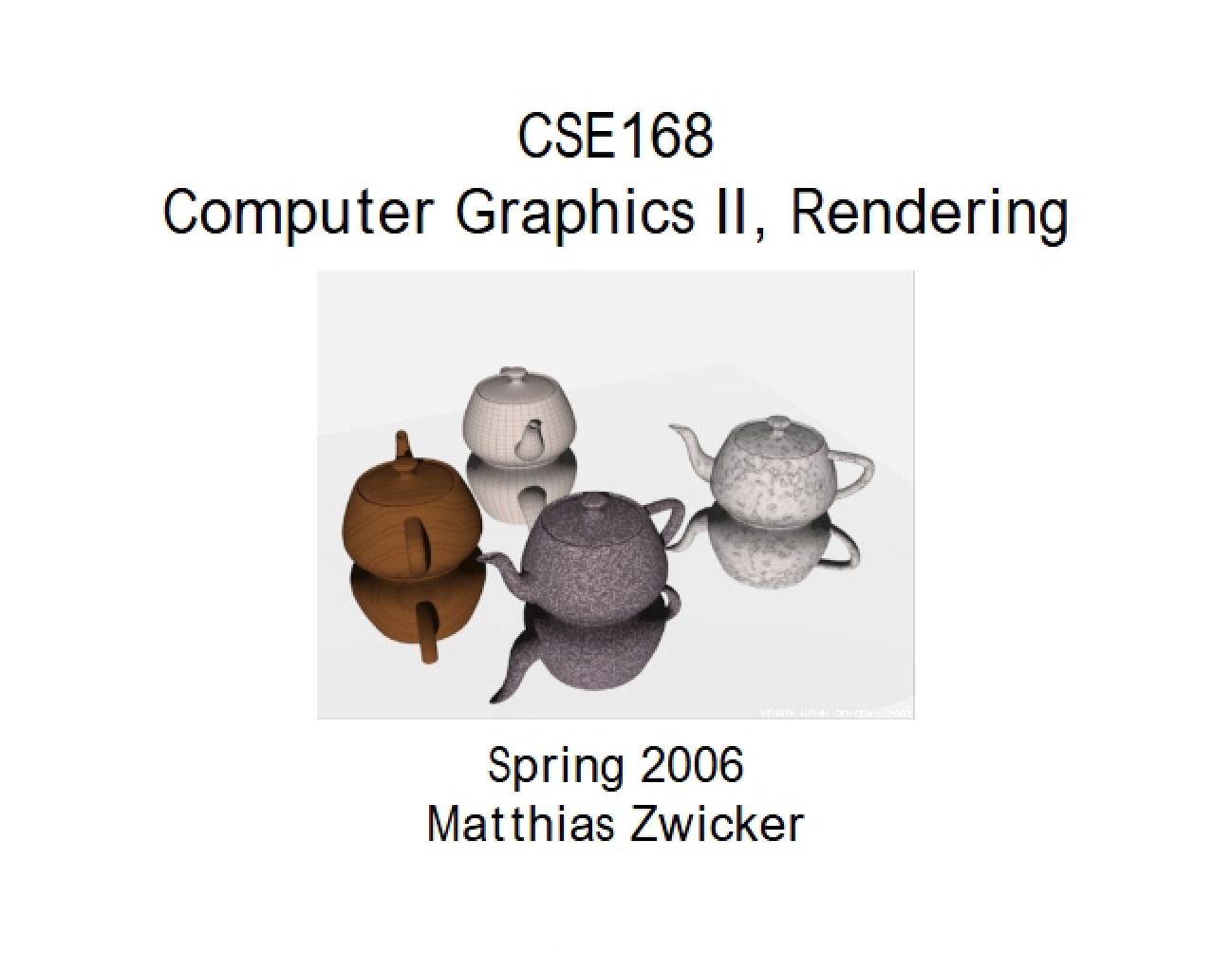 Advanced Graphics Session