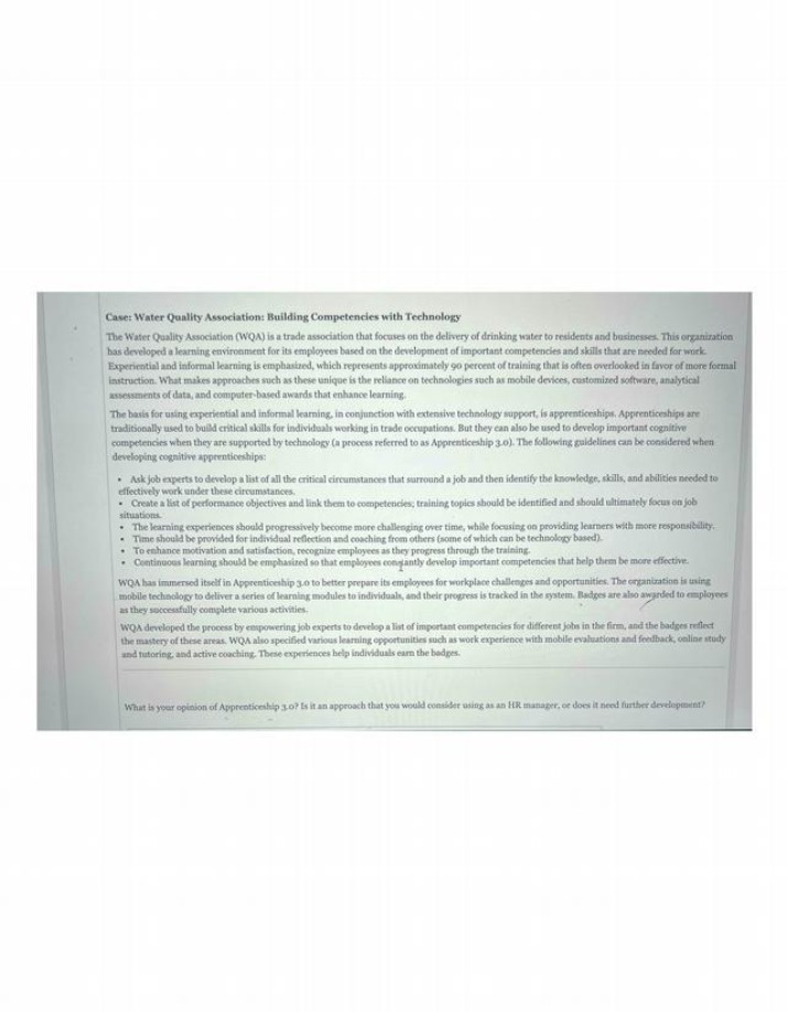 Enhancing Employee Competencies via Apprenticeship 3.0