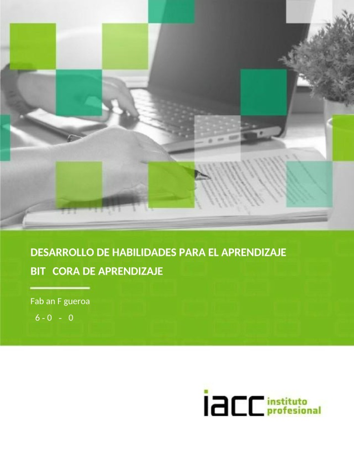 Bitácora de Aprendizaje