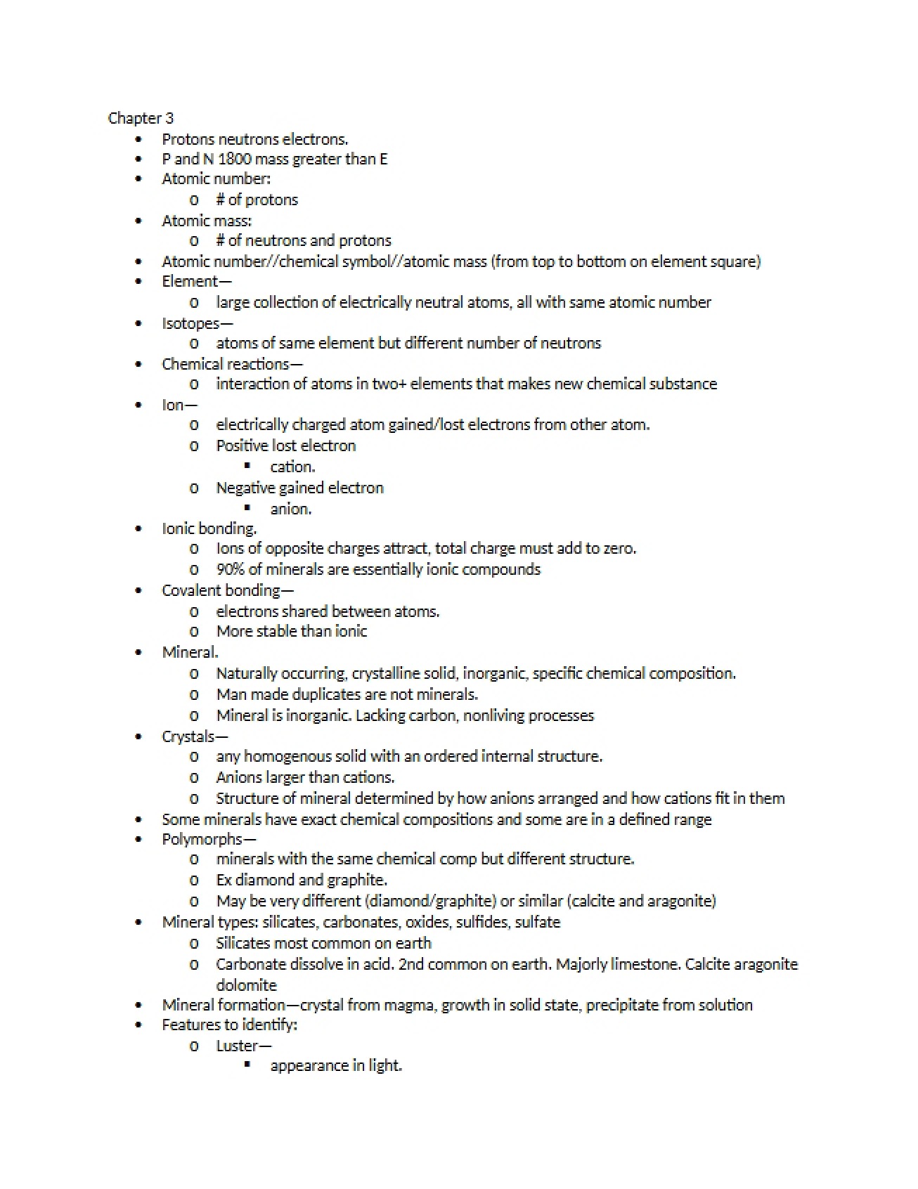 Introduction to Geography, Chapter 3