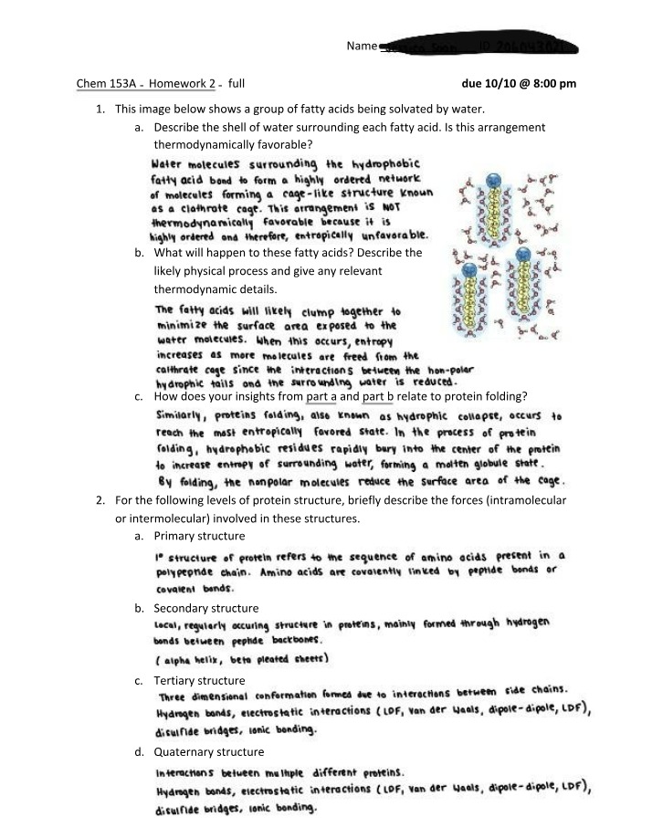 CHEM 153A Homework 2