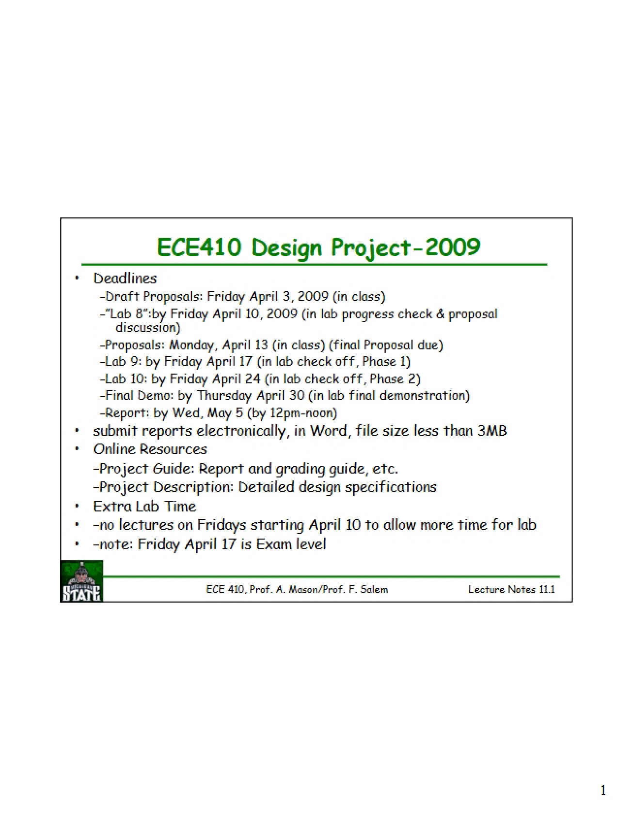 Design of Project