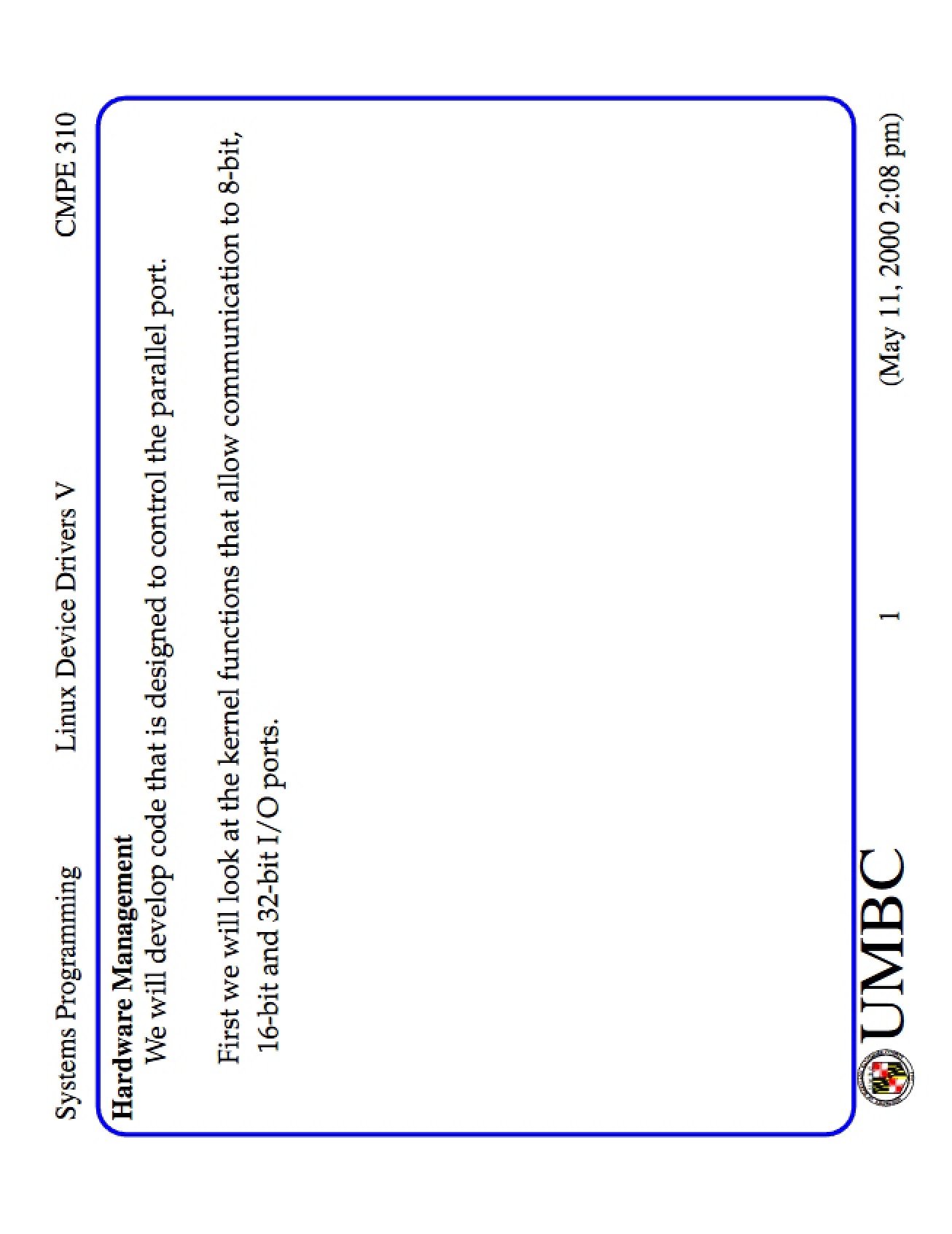 Systems Design Class Notes