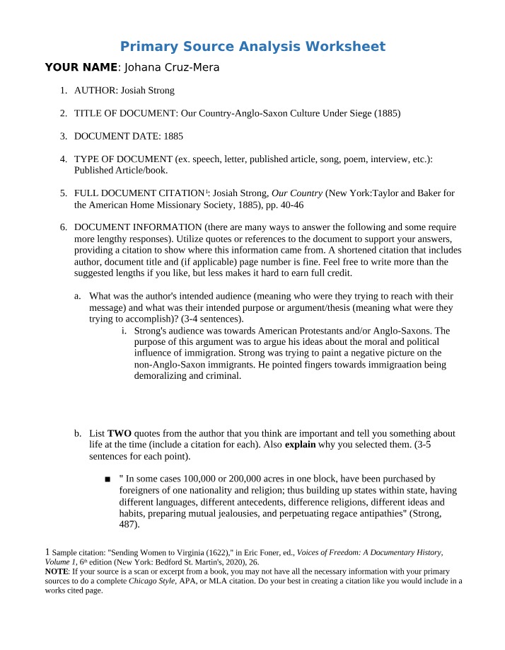Anglo-Saxon Culture Under Siege (1885) - Primary Source Analysis