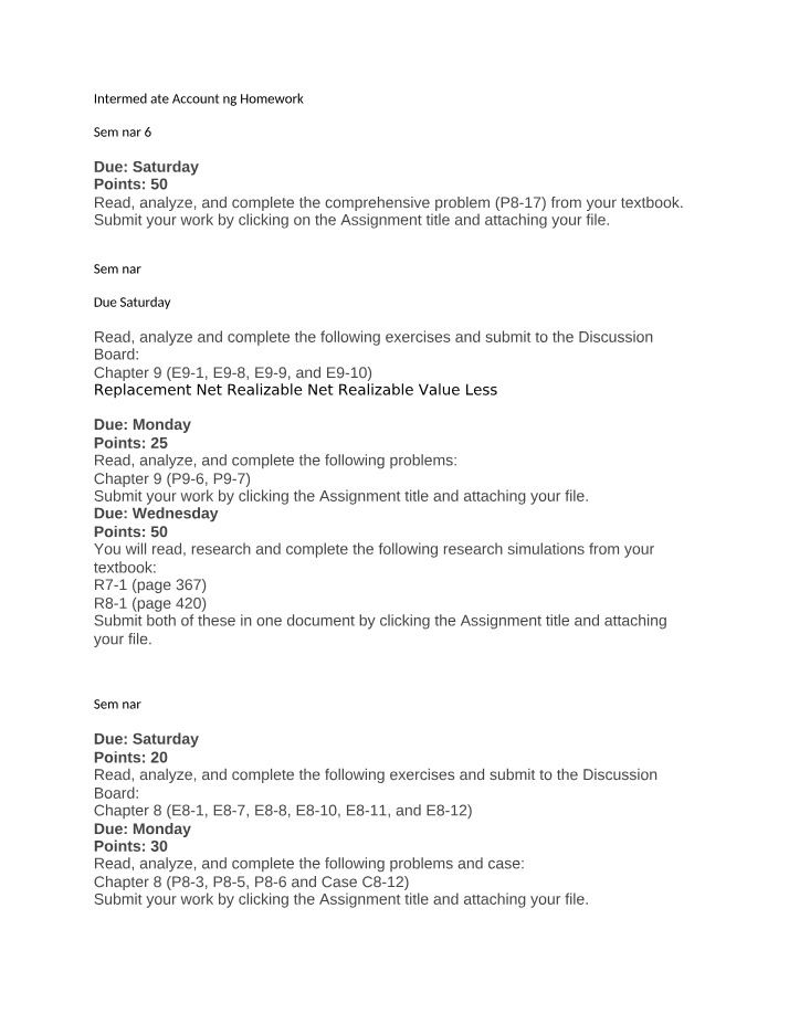 Comprehensive Problem Analysis for Intermediate Accounting
