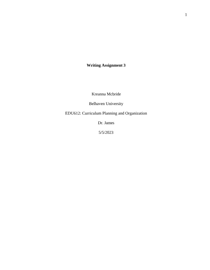 Task 3 - Writing Assignment