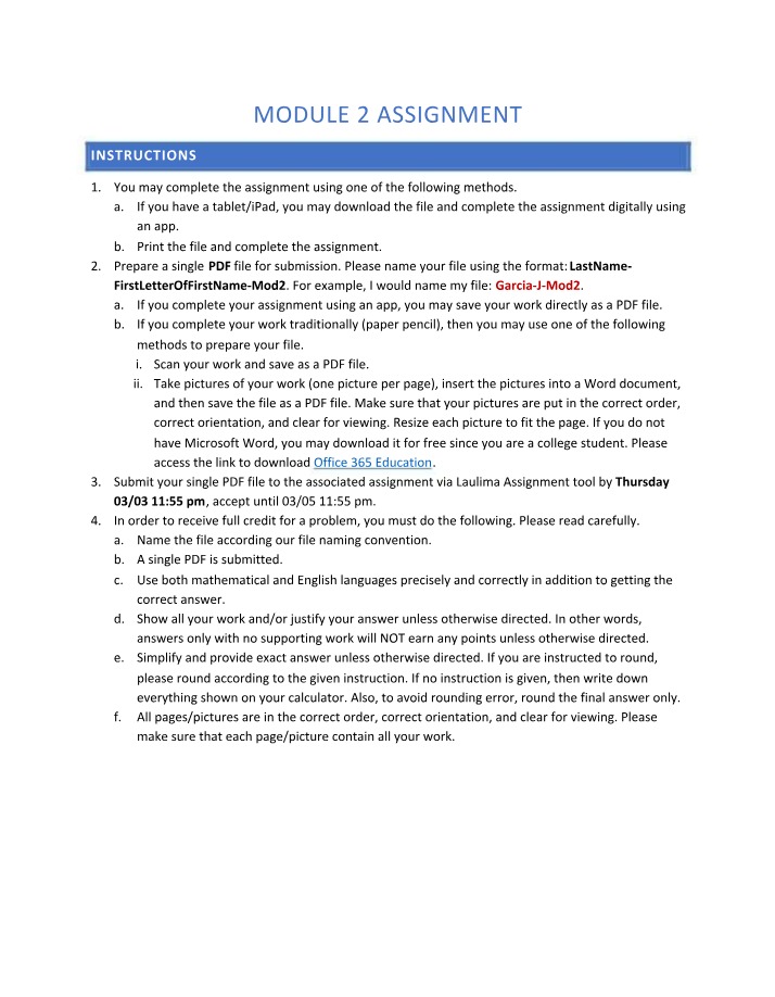 MATH100 Module 2 Assignment