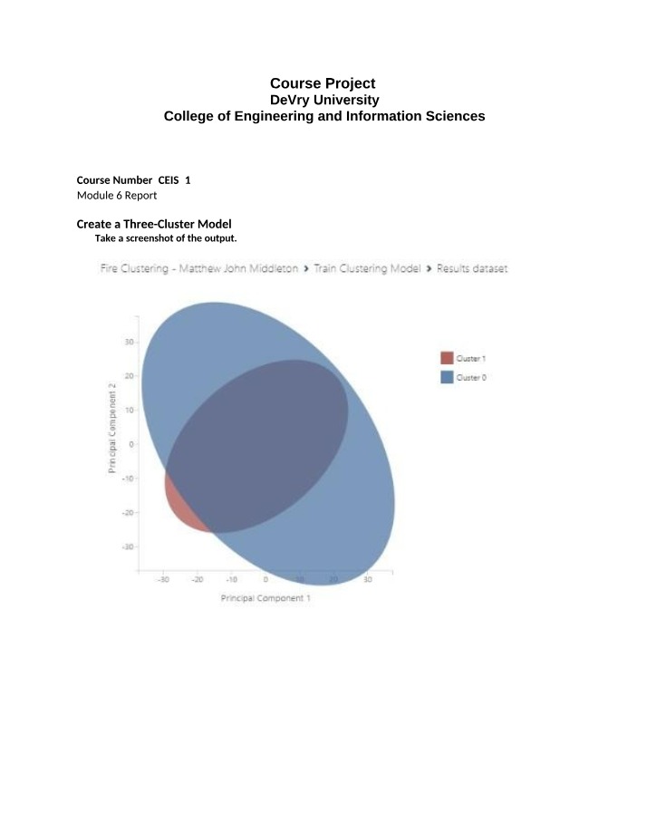 Comparing Two-Cluster vs. Three-Cluster Ellipses Model Report