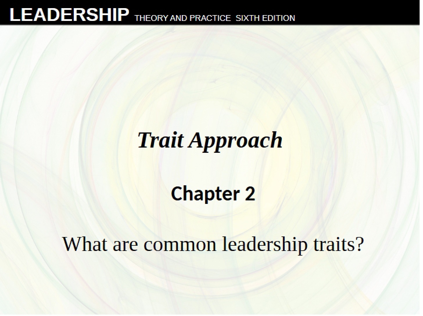 Traits Chapter 2