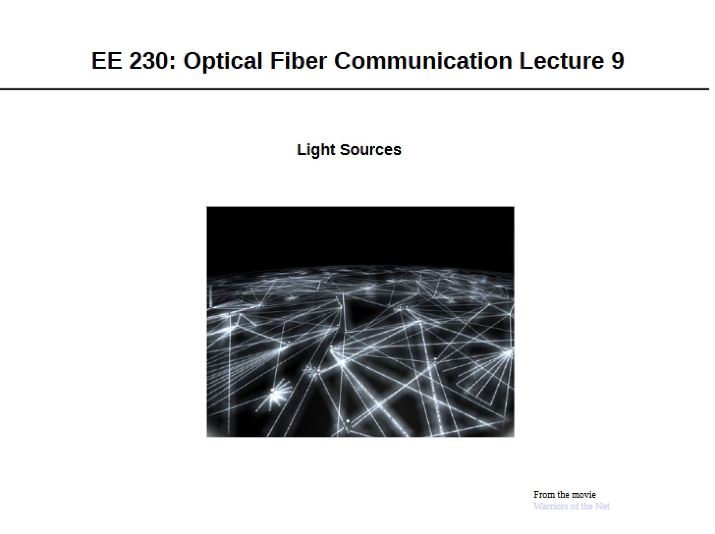 Lecture Nine Notes