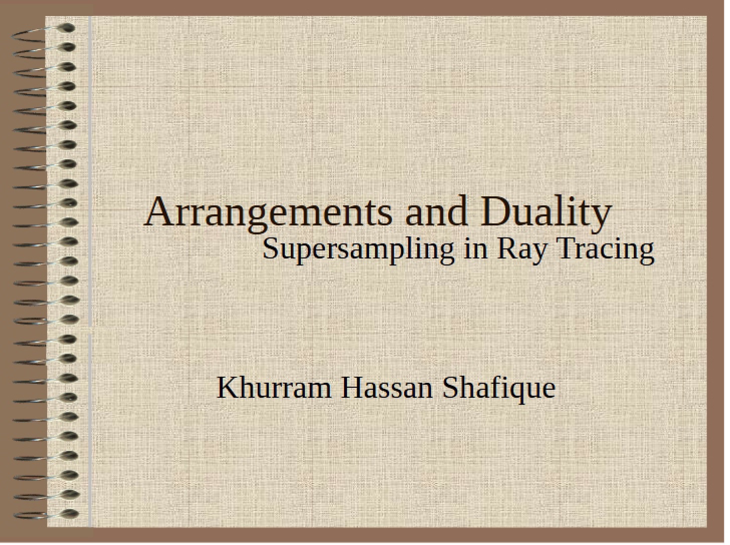 Duality and Arrangements