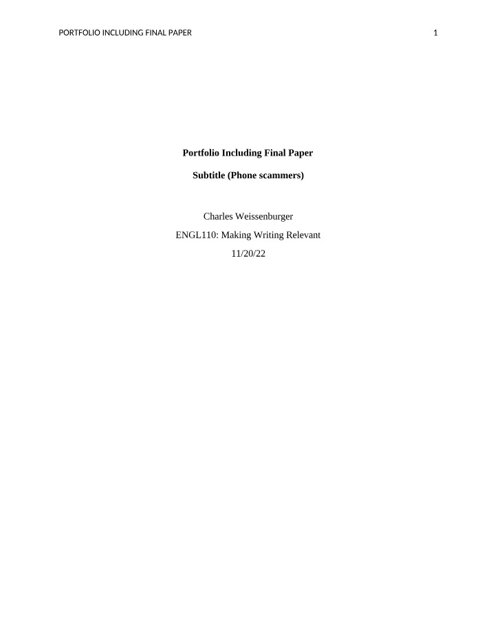 Final Paper - Communication in the IT Field Discourse Community