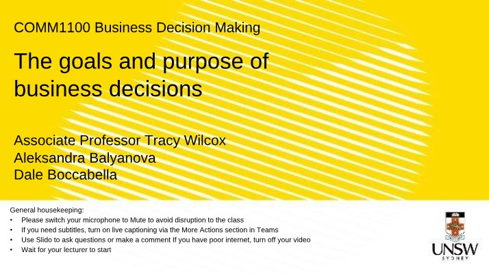 Lecture Slides for Week 3 - COMM1100