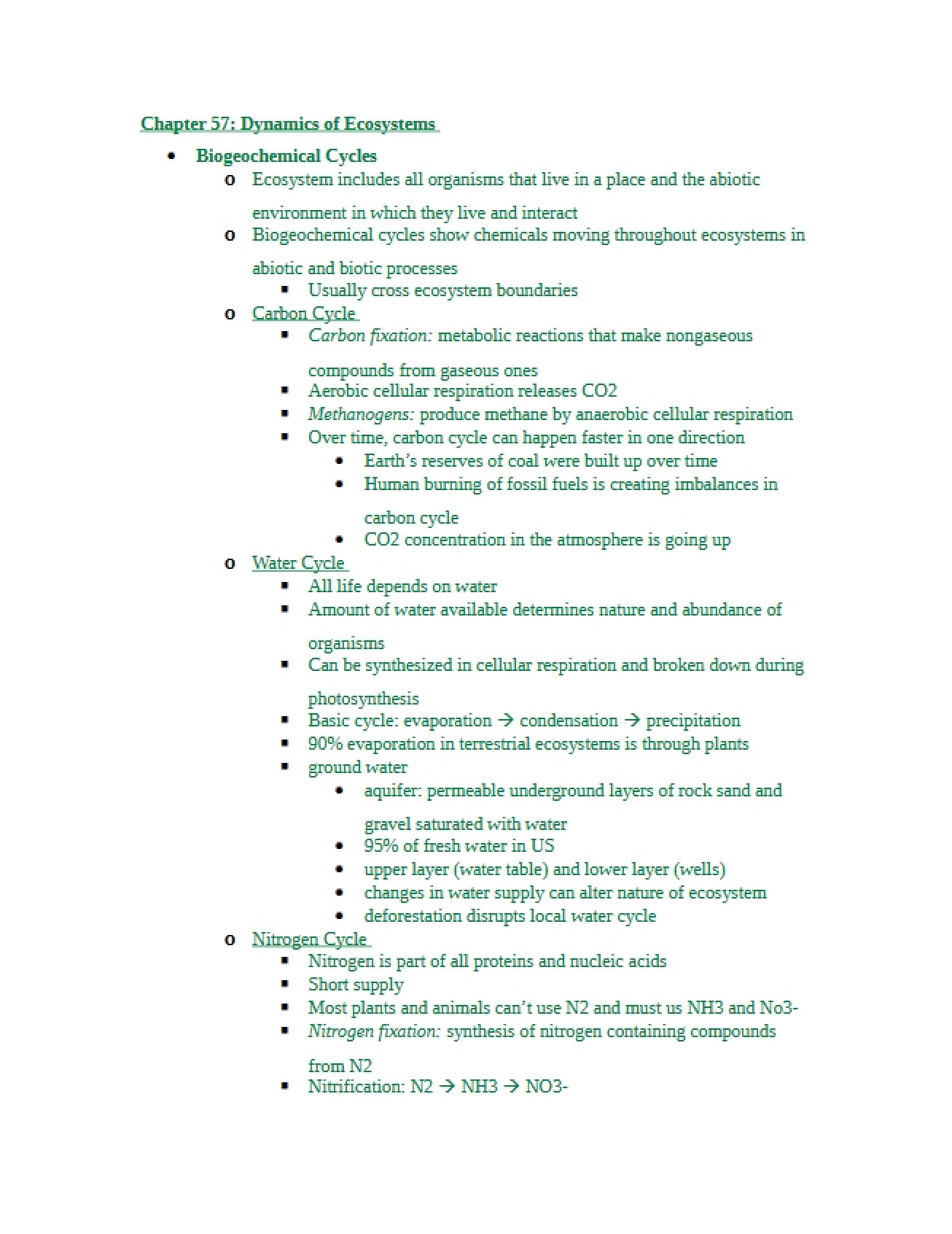 Chapter 57 Notes