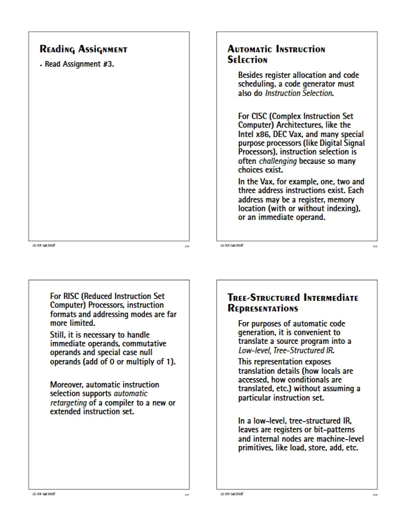 Fifteenth Lecture Notes