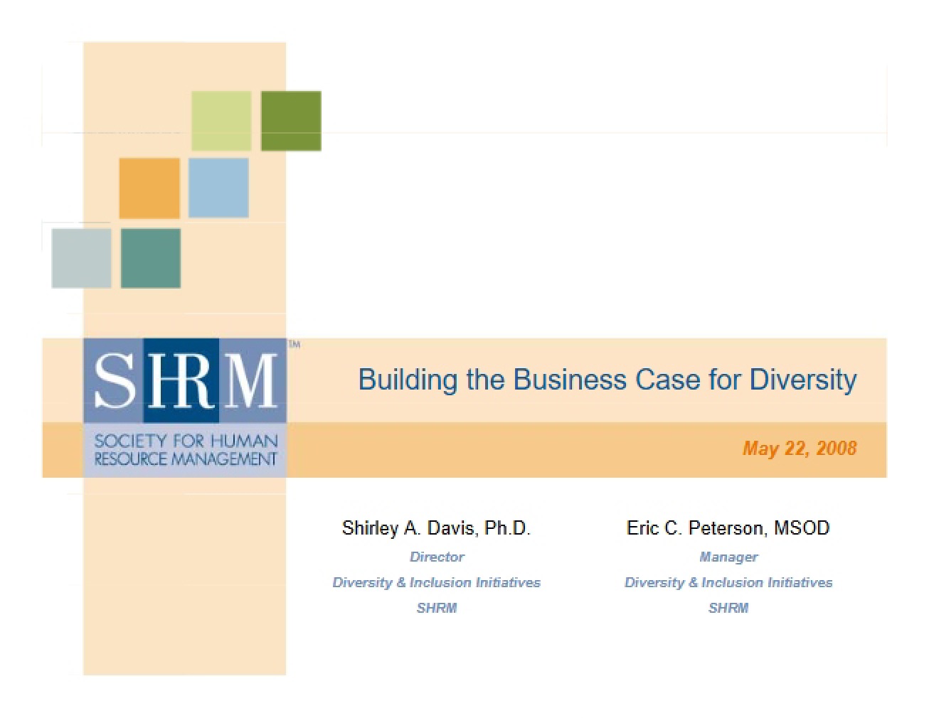 Business Case for Promoting Diversity