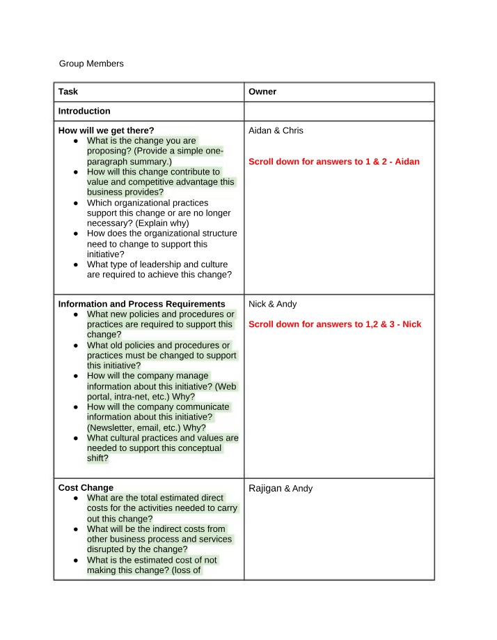 Improving Efficiency and Accountability