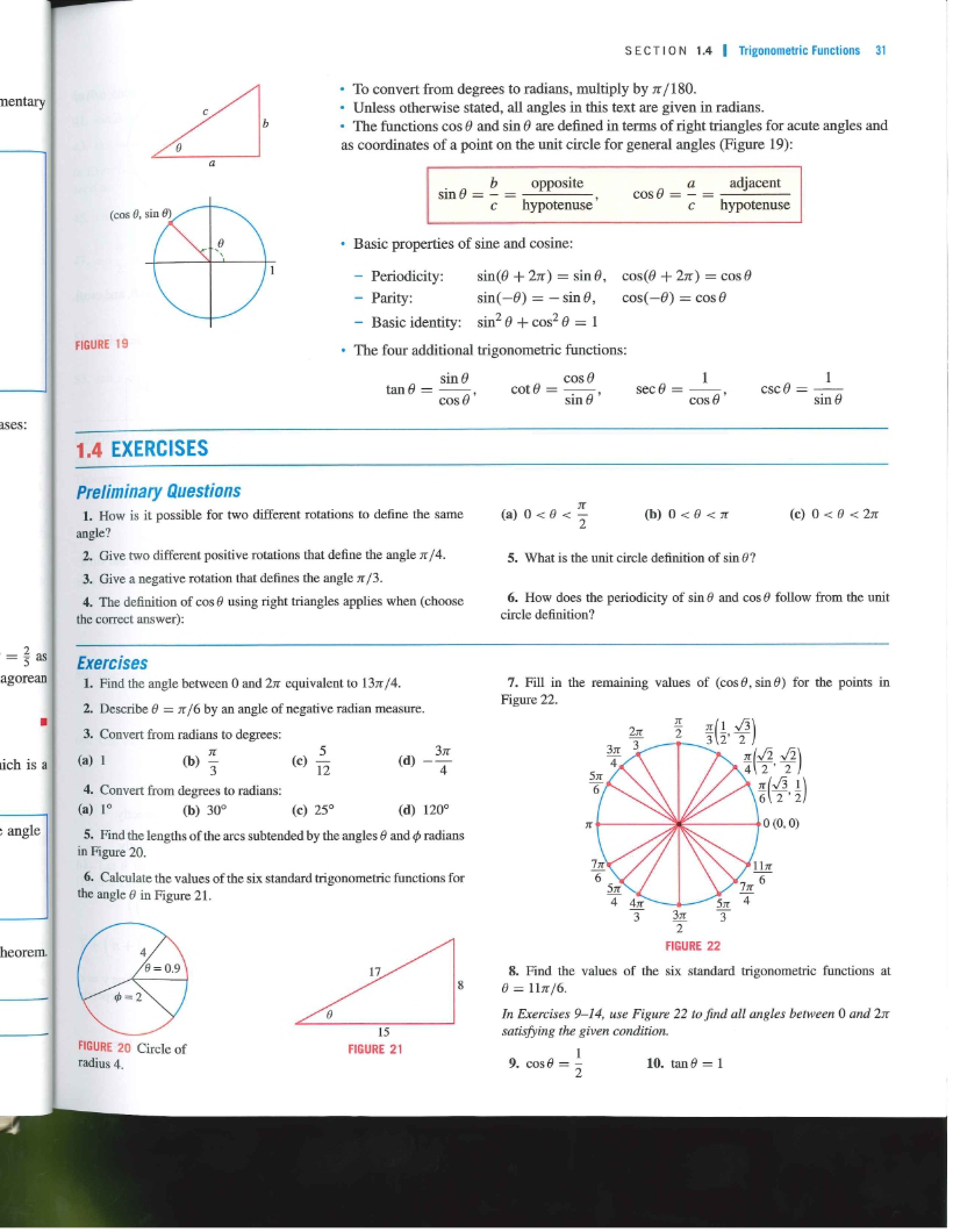 Math 122 Review Notes