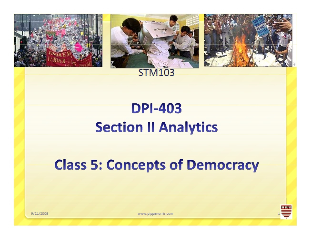 Key Concepts of Democracy