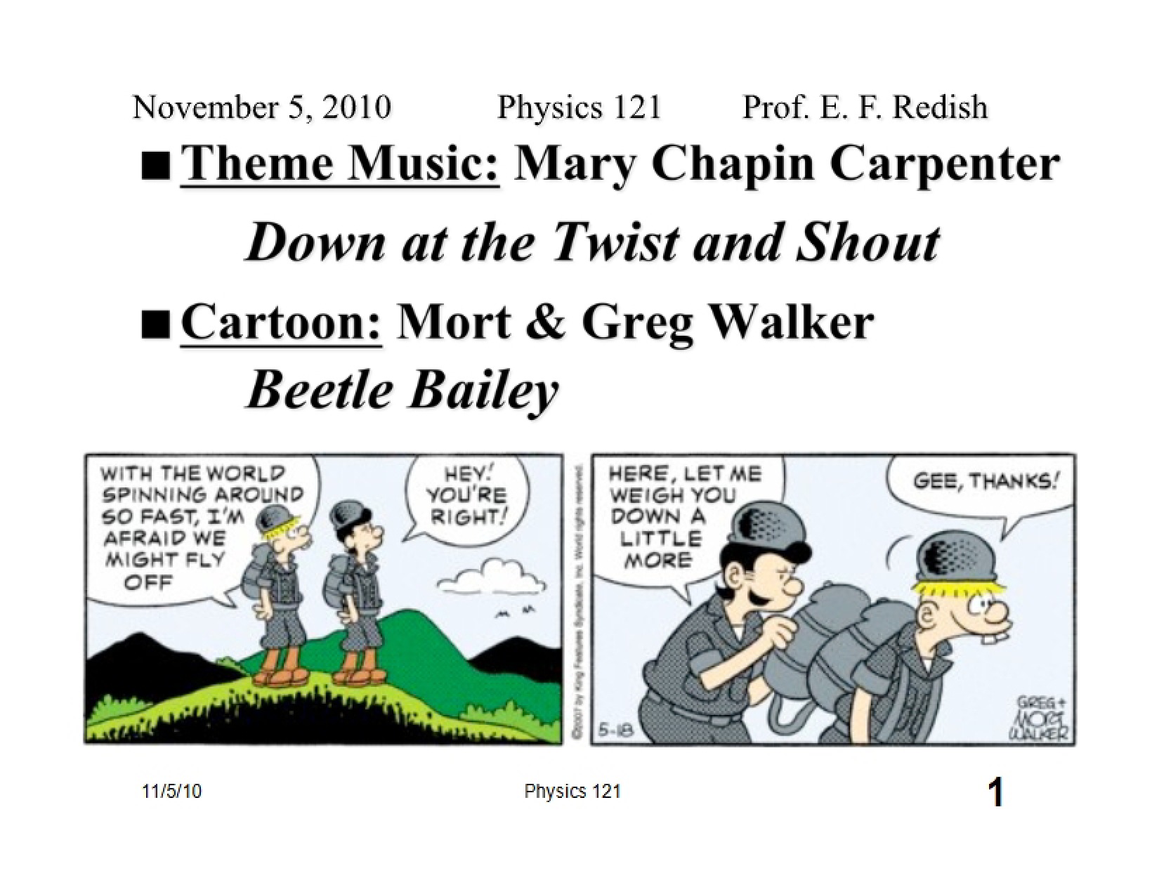 Lecture Visuals