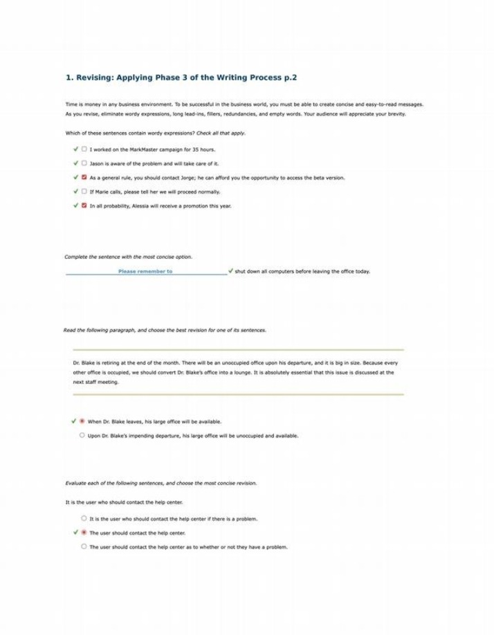 Writing Process Phase 3 - Revising and Applying